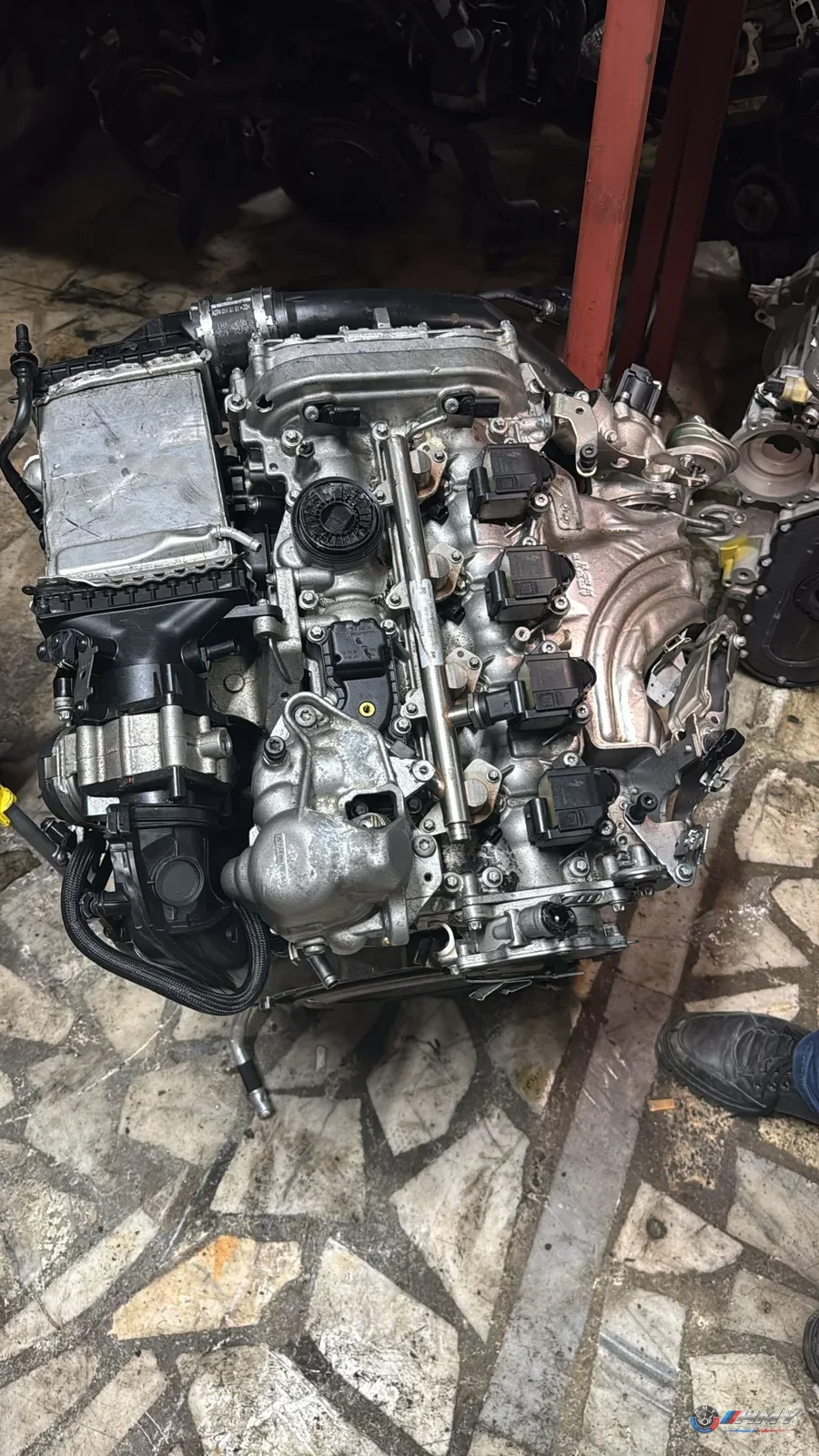 Mercedes-Benz M274.920 2.0 Turbo Benzinli Camtronic'siz Komple Motor Çıkma