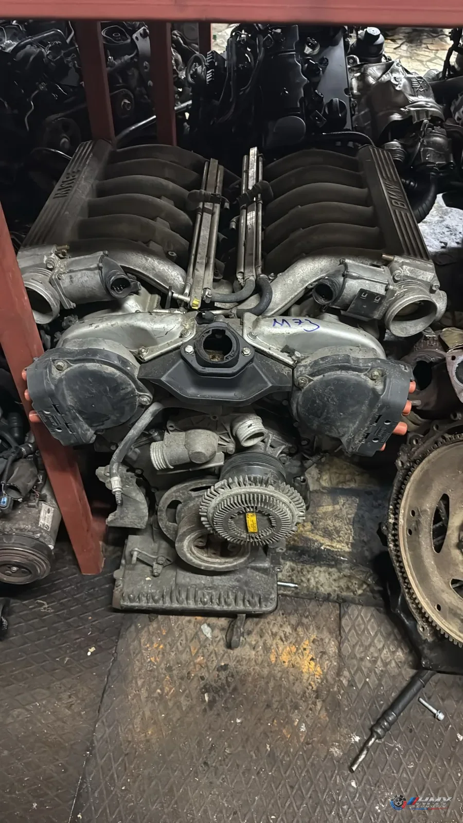 BMW 7 Serisi 8 Serisi E38 E31 M73 V12 Benzinli Komple Motor Orijinal Çıkma
