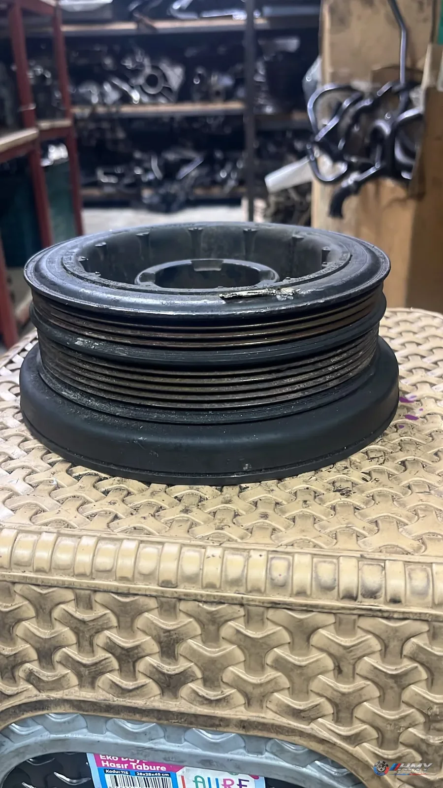 BMW E46 E53 E60 E61… M57 Krank Kasnağı 11238511371 Orijinal Çıkma