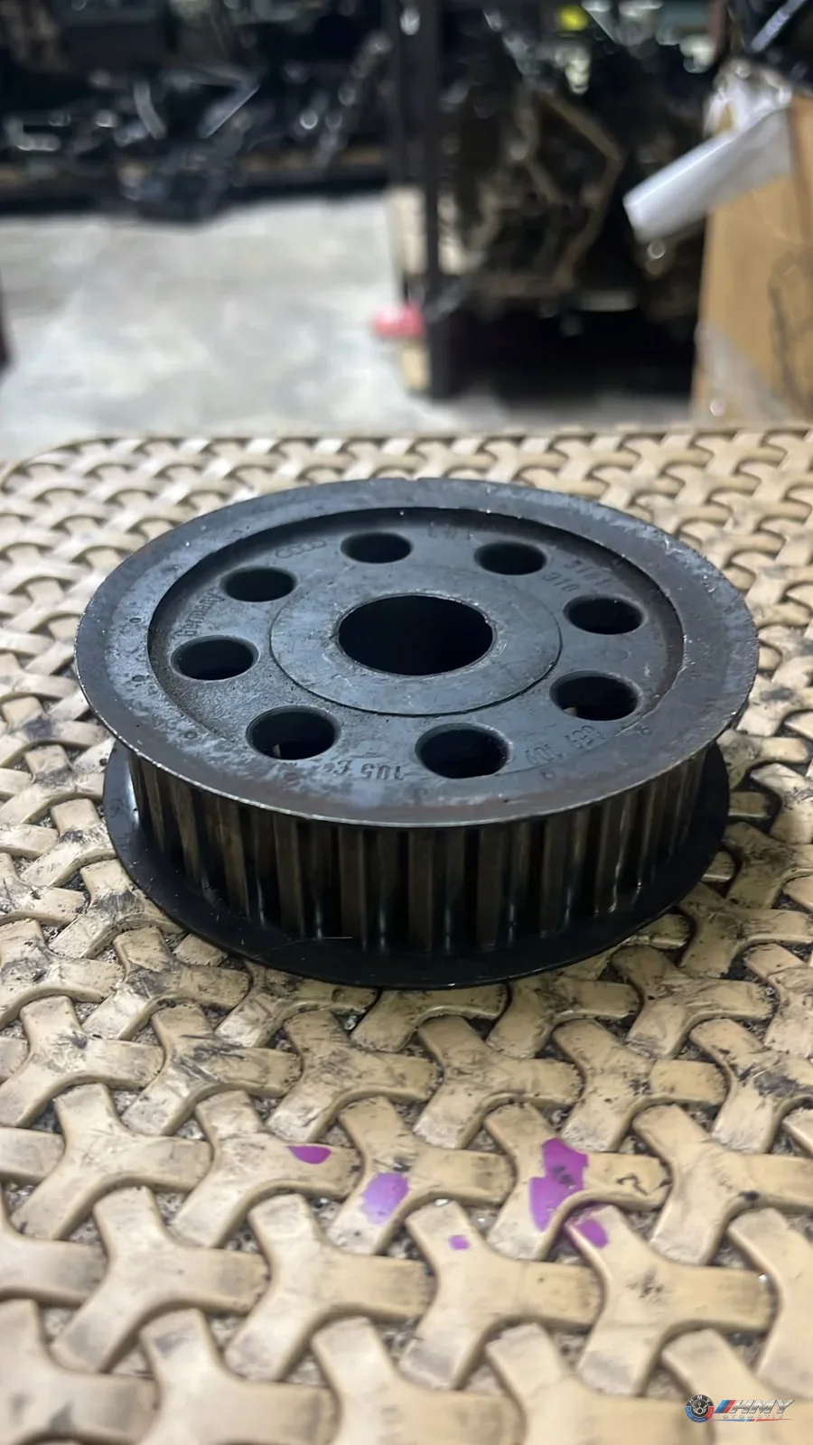 BMW Orijinal Çıkma Decorative Blank Dark Metal Horiz.410RHD (Adamas) 51459109105